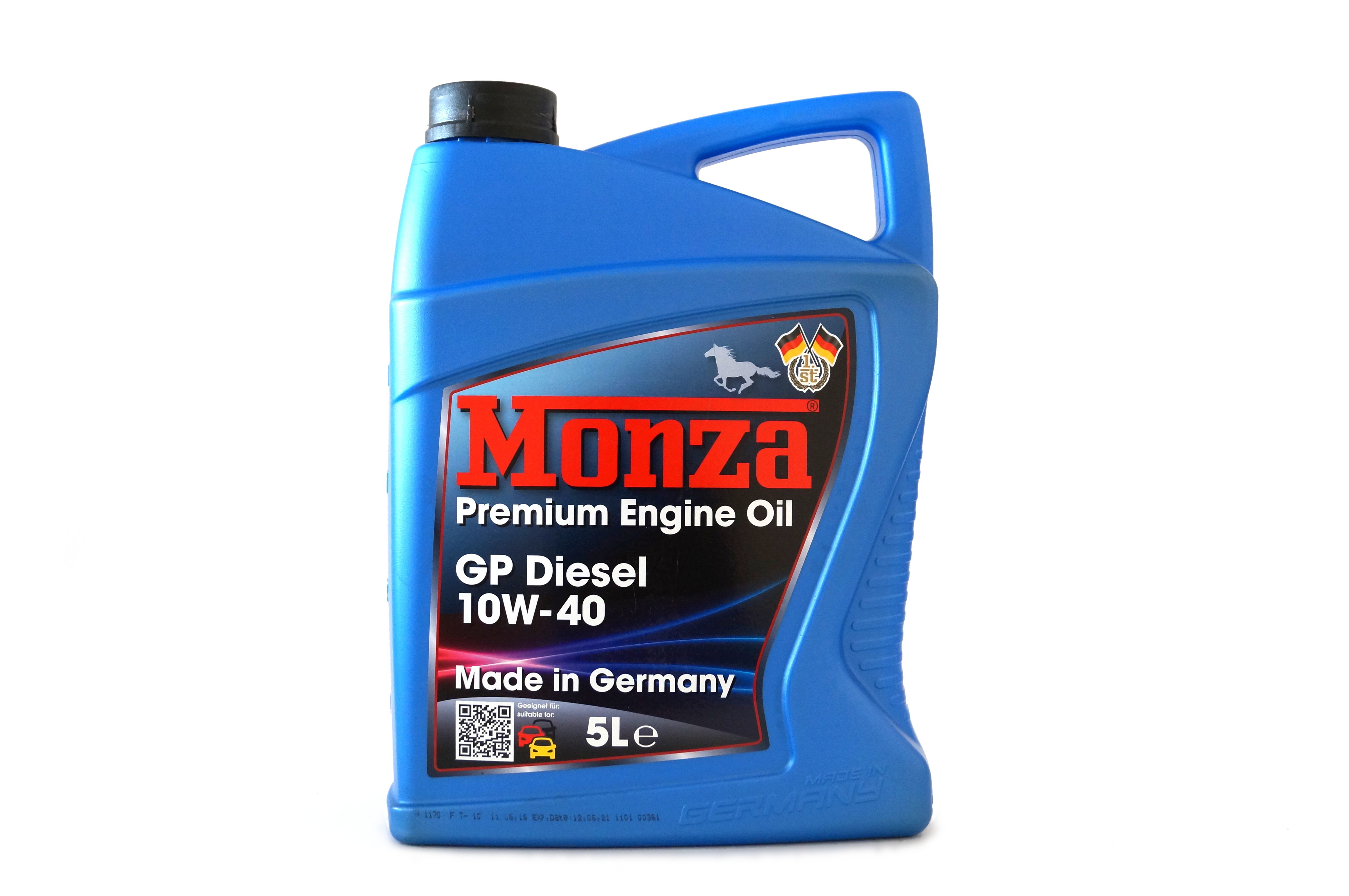 Масло моторное полусинтетическое - MONZA GP DIESEL 10W-40 5л